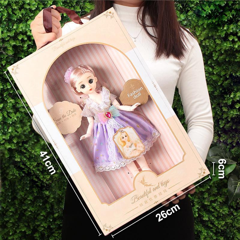 Подарочная коробка Dress Up Doll Toy Подарочный набор Little Girl Girl Girl Toy Princess Doll