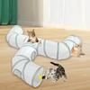 Extended Pet Play Tunnel Three-Way Cat Hiding Cave Funny Cat Hideaway  Playtime