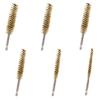 Cleaning Brush Hex Shank Threaded Bore Wire Inner Cylinder Brass Wire Brush Hand Polishing Tool Set Set, Brush, Brush, Brush, Brush, Set, Tool, (8mm,