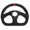 Автомобильный руль типа D с черной рамкой, кожаный спортивный гоночный универсальный руль для дрифта