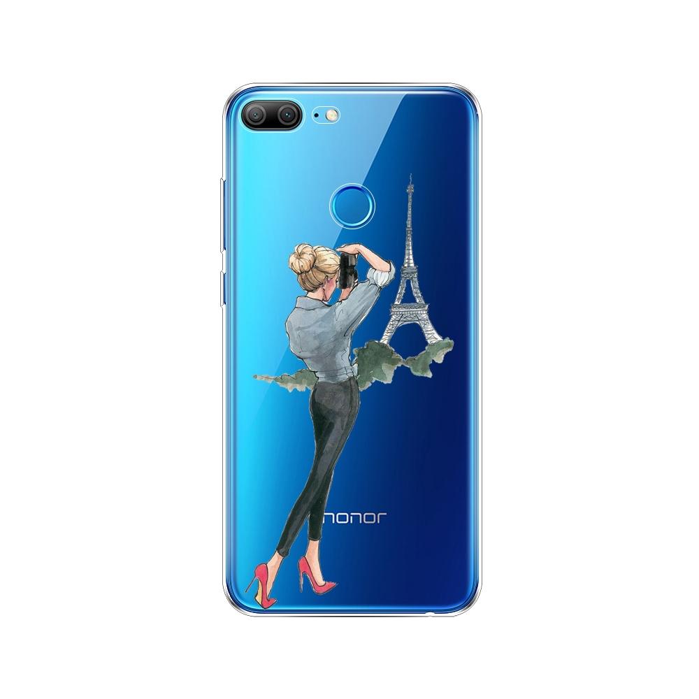 Soft Phone Shell Case For Huawei Honor 9 Soft TPU Silicon Back Case For Huawei Honor 9 Lite Cover Full 360 Protective Coque