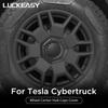 LUCKEASY для Tesla Cybertruck 2025 Крышка ступицы колеса ABS Декоративная крышка колеса Комплект внешних аксессуаров для автомобиля 4 шт.