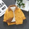 Baby Girls Boys Winter Lapel Coat Cloak Thick Warm Outerwear Clothes Baby Toddler Baby Kids Corduroy Jacket Clothing