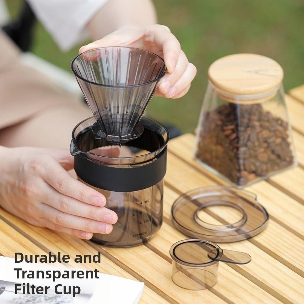 Пуровер кофейник для ручного заваривания, многоразовый кофейник, портативная капельница, кофеварка, кухня