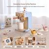 Children's Wooden Pretend Play Coffee Maker Toy for Early Learning