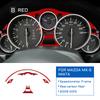 For Mazda MX-5 MX5 MIATA 2009 2010 2011 2012 2013 2014 2015 Real Soft Carbon Fiber Sticker Car Speedometer Accessories Interior