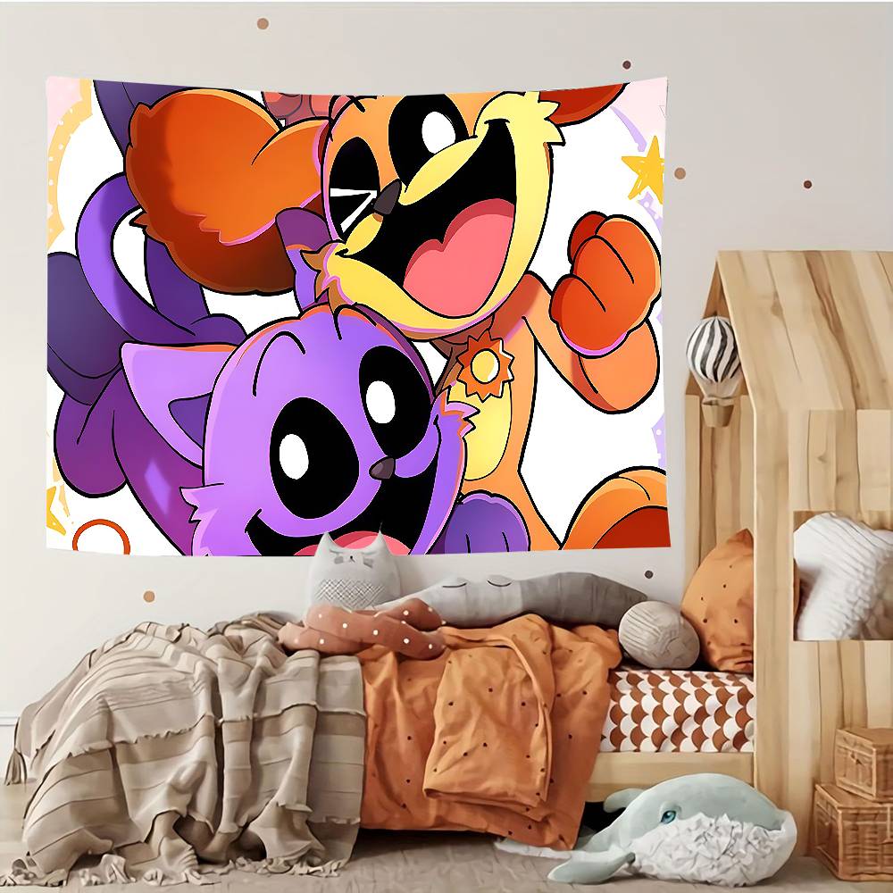 SSmiling CCritters Tapestry Customizable Tapestries Of Various Styleswall Hangings Celebrity Photo Printingwall Hangings