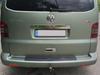 Накладка над номером дверь Ляда (нерж) Transporter, OmsaLine - Итальянская нержавейка для Volkswagen T5 2010-2015 гг