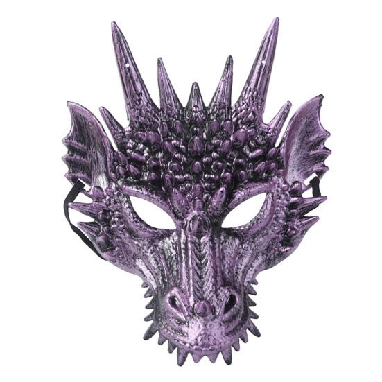 3D костюм дракона для выступлений, крутой сценический головной убор для вечеринки, косплей, красочный головной убор дракона, чехол для вечеринки