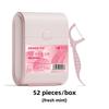 Mint Double-Line Floss Sticks, 52 Pieces, Portable Floss Container, PP Material, Suitable for Oral Care