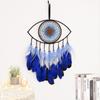 Türkiye Blue Eyes Pendant Demon Eye Dream Catching Net Hook Flower Wall Hanging Blue Handmade Pendant