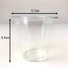 Sunnap Disposable Clear Cups, 90ml, Polyethylene Terephthalate (Pack of 100), Made In Japan, XKT7001