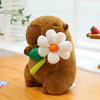 New Internet Celebrity 8-inch Capybara Doll Kapibara Plush Toy Girl Children's Birthday Gift Doll