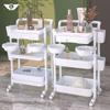 Elegant Three-Tier Salon Trolley with Drawers