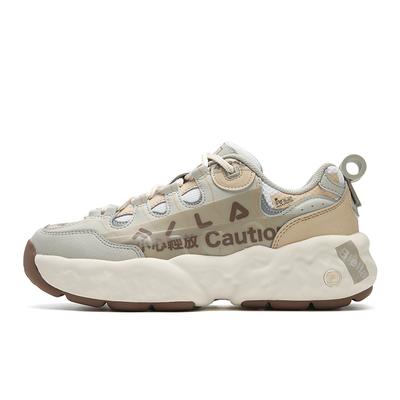 Кеды женские Muffin Sticker Белые Коричневые F12W541127FBB