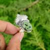 925 Sterling Silver Oval Natural Ruby Zoisite Multi Stone Bezel New Ring Jewelry