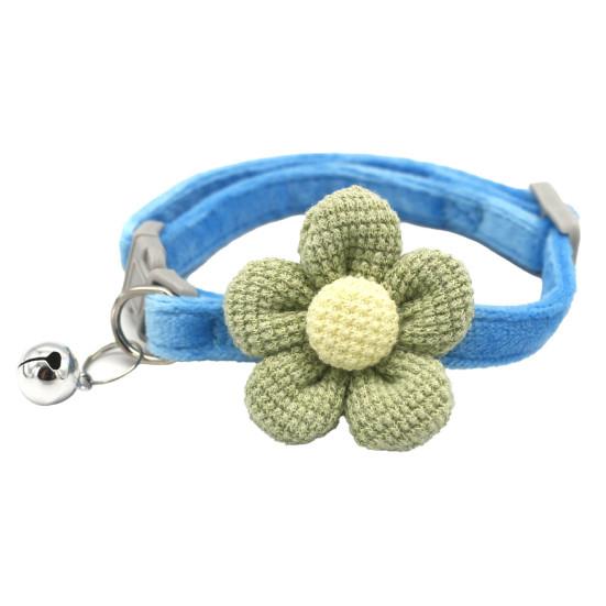 Ошейник для домашних животных с мультяшным цветком, праздничный наряд, нежный для кожи, красивый котенок, собака