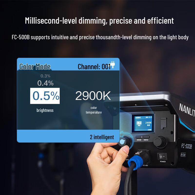 NANLITE FC-300B Bi-Color LED Video Light