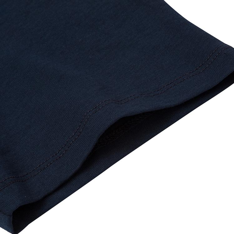 Timberland Футболка с коротким рукавом, дышащая, свободная, темная, мужская, топы, джинсовая A6DKU-Z02