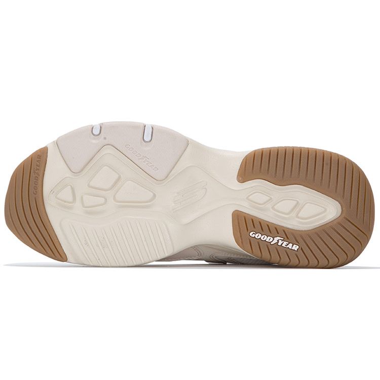 Skechers DLites 4.0 Молния Панда Ткань Синтетическая кожа Низкие кроссовки Стиль жизни Женские кроссовки Off-White 149562-NTPK