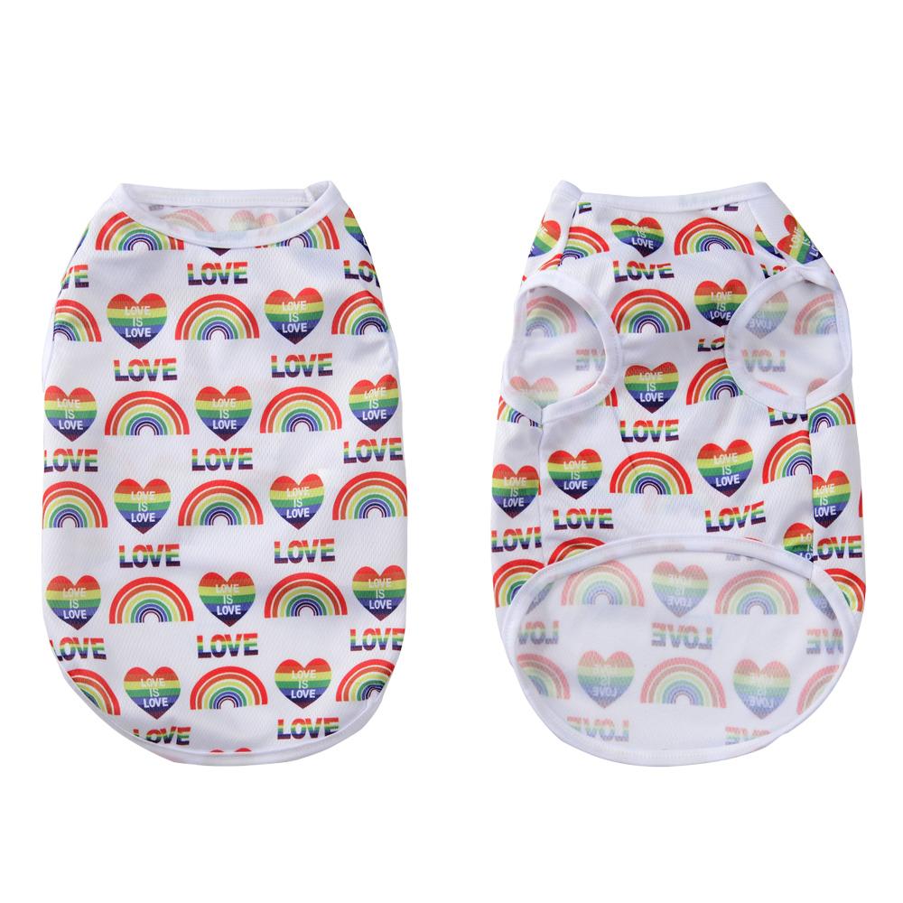 Летняя одежда для домашних собак для маленьких и средних собак, кошек, прохладная дышащая футболка, жилет для щенка, кошачья рубашка, одежда, костюм для чихуахуа, йоркширских терьеров