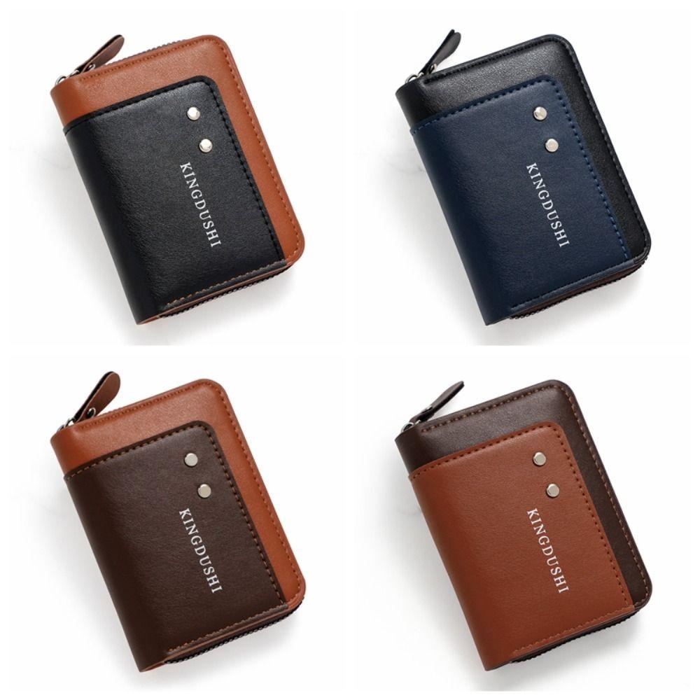 Многопозиционный PU зажим для денег кошелек Multi-card Bit мужской кожаный кошелек кредитный чехол для карт