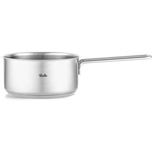 Fissler Pure Collection 16cm Saucepan with Stainless Steel Lid, Gas/IH Compatible, Made In Germany, Silver, 086-154-16-000 (Official Japanese Product)