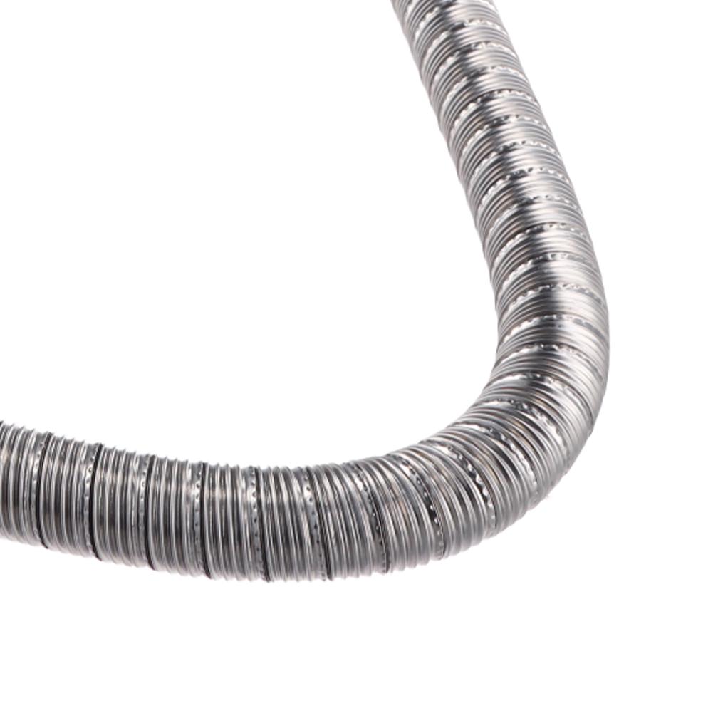 60 см воздушный дизельный стояночный обогреватель из нержавеющей стали труба гофрированная круглая труба с крышкой газовый вентиляционный шланг для автомобильного обогревателя серебристый 24 мм Y9H4