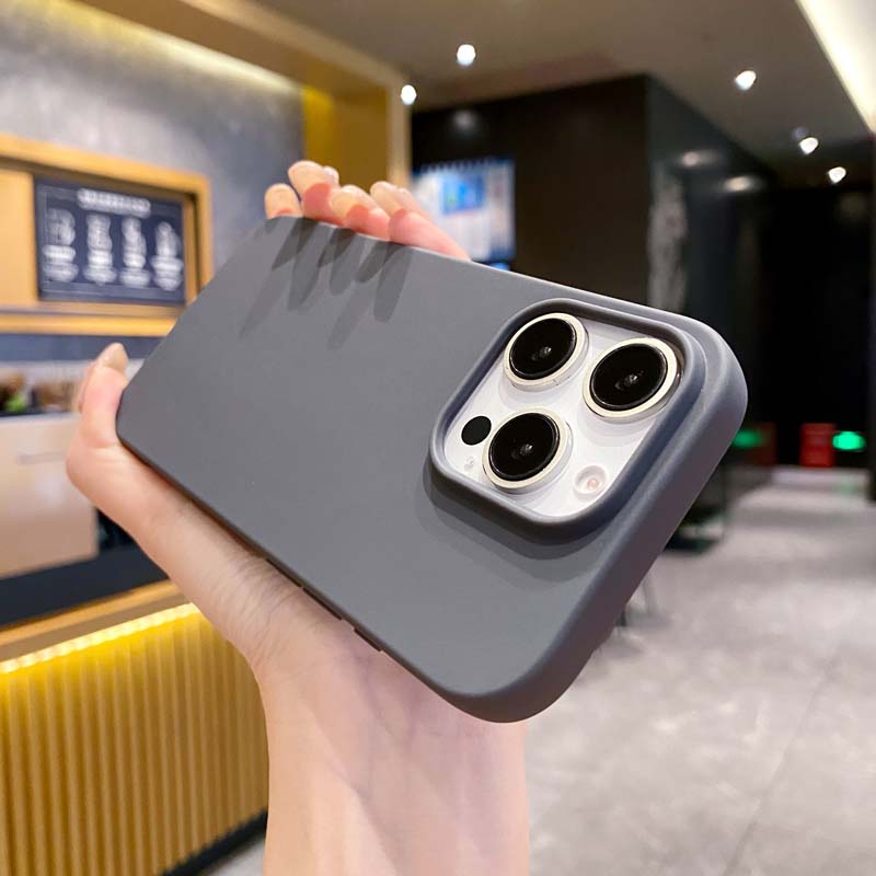 Новый однотонный чехол для телефона для IPhone 16 15 14 13 12 11 Pro Max 16Pro Мягкий силиконовый Ударопрочный Защитный Аксессуары Чехол