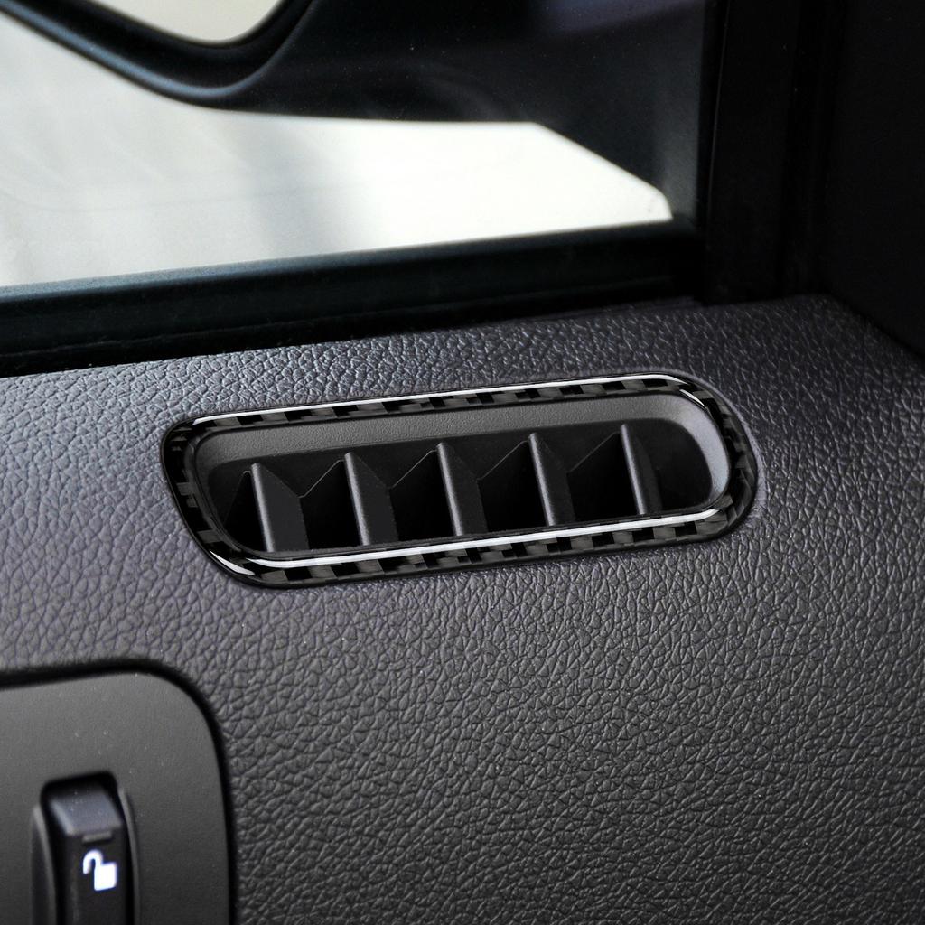 Дверь автомобиля, кондиционер, вентиляционное отверстие, наклейка, внутренняя отделка из углеродного волокна, крышка для Ford Mustang 2009-2014