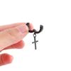 Gift Women Stainless Steel Non-Piercing Earring Fashion Jewelry Men Ear Cuff Cross Clip Earring