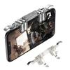 K19 Gaming Trigger Mini Six Finger Control Metal Game Shooter Fire Button Aim Key for Smartphone