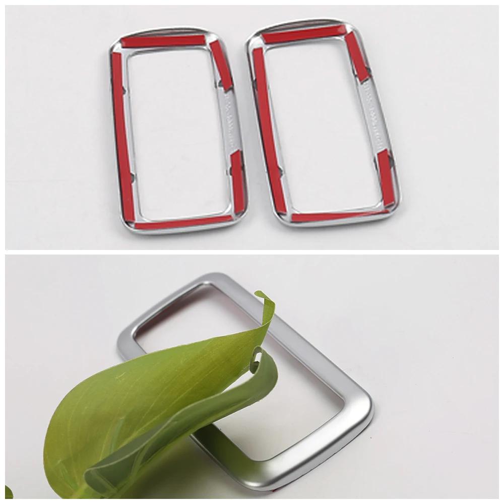 Для Nissan Qashqai J11 2014 2020 автомобильный фонарь для чтения на крыше автомобиля рамка декоративная крышка отделка матовая серебристая наклейка