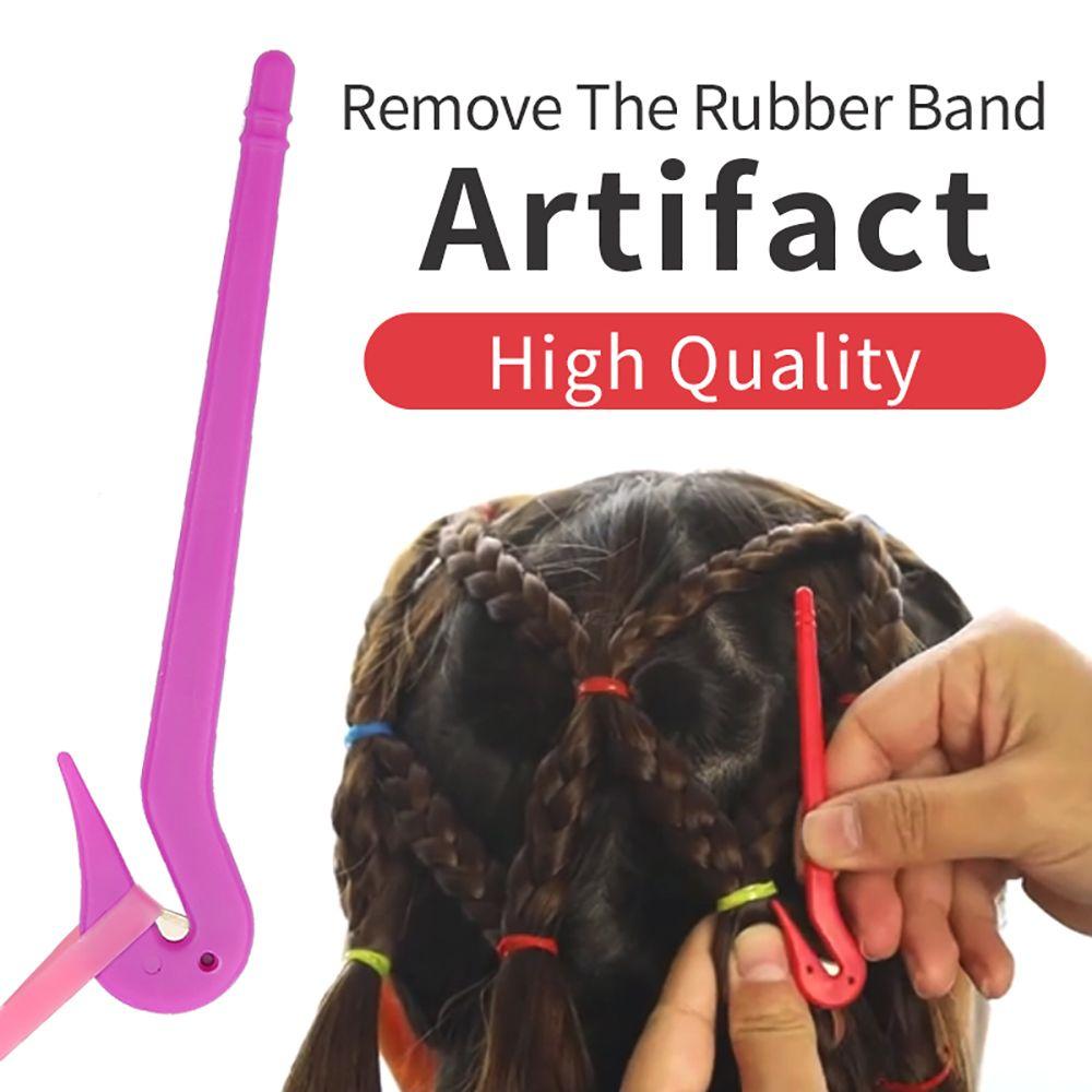 Kids Hair Care Braiders Rubber Band Cutting Hair Bands Rubber Cutter Styling Tool Hair Accessories
