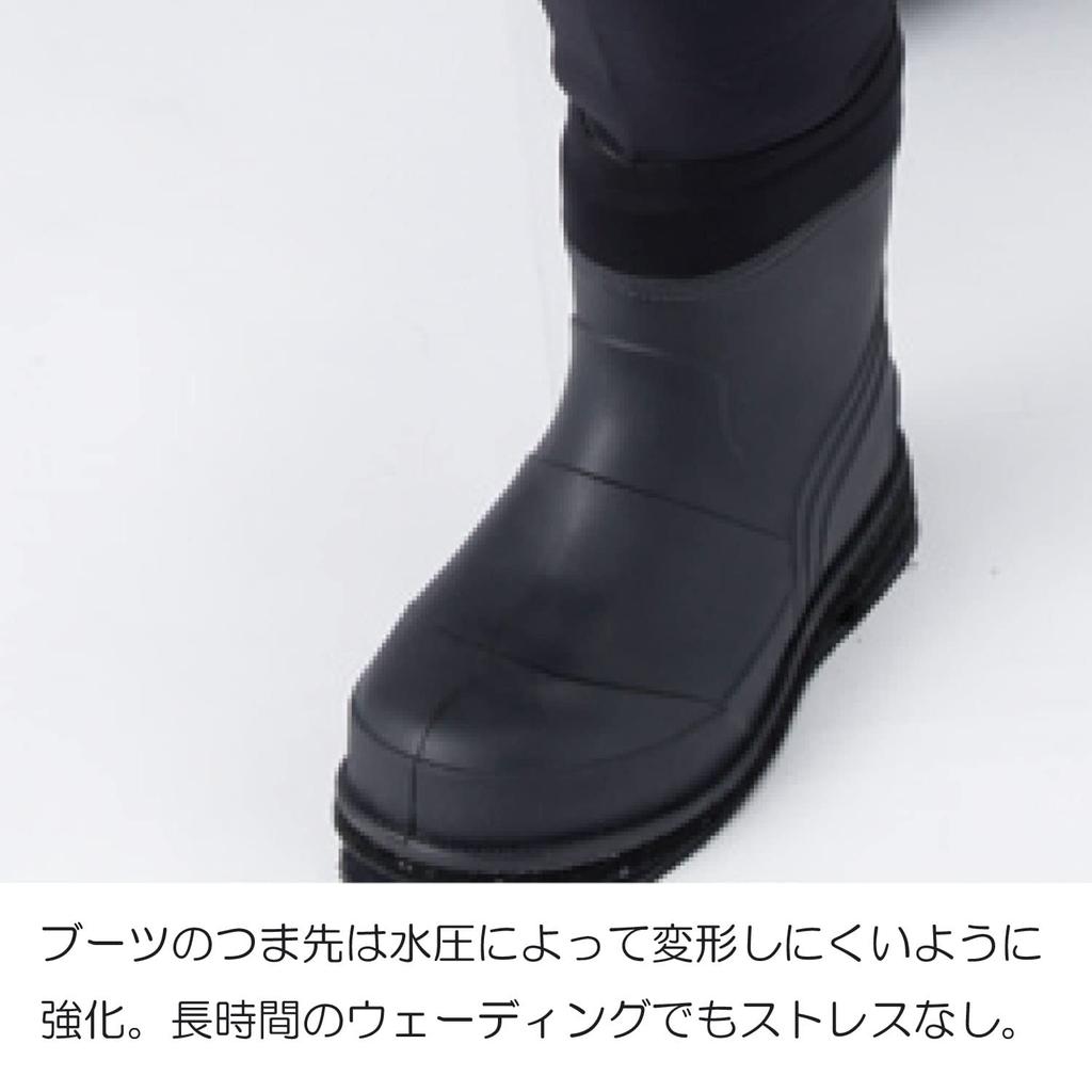 Неопреновые вейдерсы Mazume с шипами (Только пальцы ног и пятка) MZBF-638-01 Черный Размер M