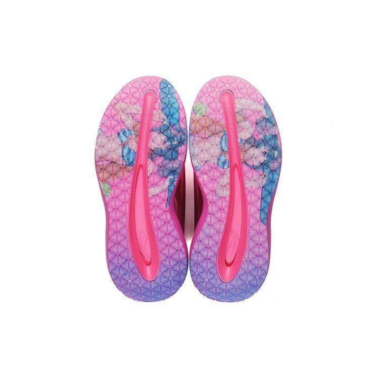 Li Ning League Of Legends X Cloud Travel Slay Crystal Sole Height Increating Rebound Silent Slide Sandals Unisex Shoes AZST001-31