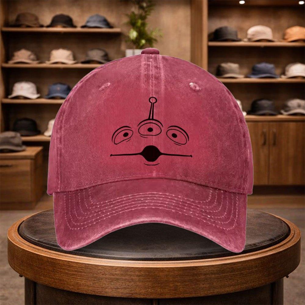 Unisexs Flying Saucer Robot Baseball Cap Outdoor Fashion Adjustable Casual Hat Urban Style Lightweight Fashion Duckbill Cap F