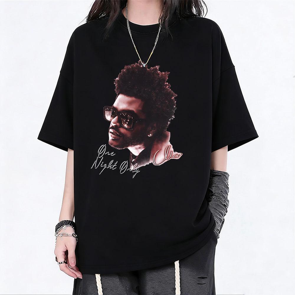 Футболка унисекс The Weeknd XO Tour 2026 Женская Хип-хоп Мода Поп-музыка Короткий рукав Унисекс Повседневная Винтажная Уличная одежда