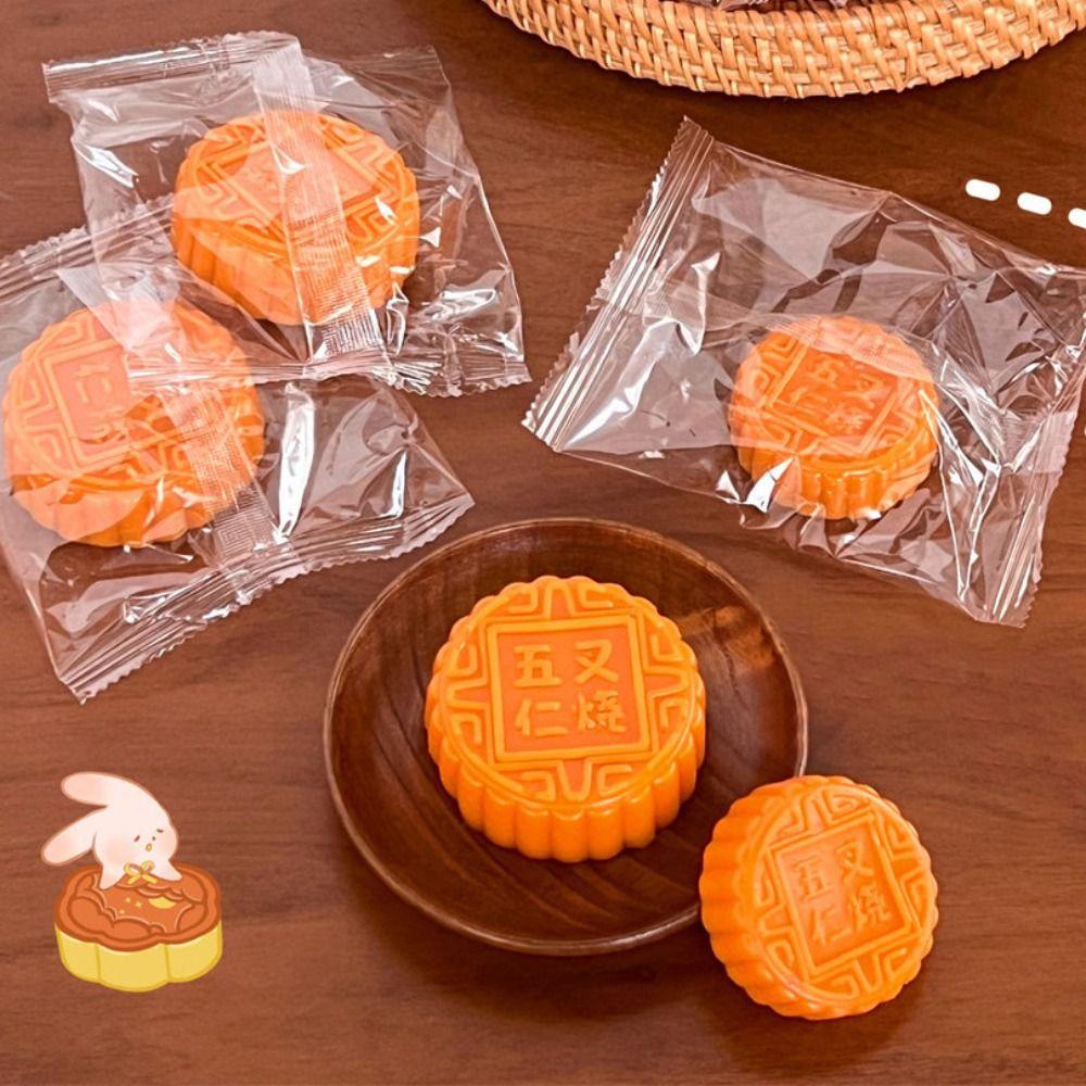 Soft Mooncake Slow Rebound Toy Simulated Food Moon Cake Squeeze Sensory Toys Gift