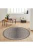 Rovigo Home Моющийся круглый ковер с принтом RHM7165