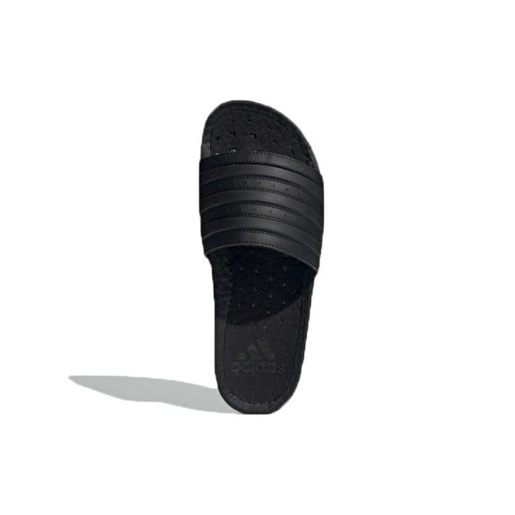 Шлепанцы Adilette Boost Adidas 'Triple Black' EH2256