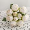 Elegant Silk Rose Flowers Real Touch Fake Plants Artificial Roses Bouquet  Outdoor Garden Decor