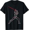 HEMA Longsword Male Fencing Sketch T-shirt T-Shirt and Vintage Fencing Sport Outfit Retro Fencer Gift Fencing T-Shirt Camisas