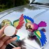 Creative Vehicle Decoration with Flying Bird Simulation Bird Ornament with Adhesive Backing, Motorcycle and Car Decoration