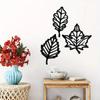 3 Pcs Metal Botanical Leaf Wall Decor – Elegant Home Decoration, Stylish Leaf Wall Art, Perfect for Adding a Touch of Nature