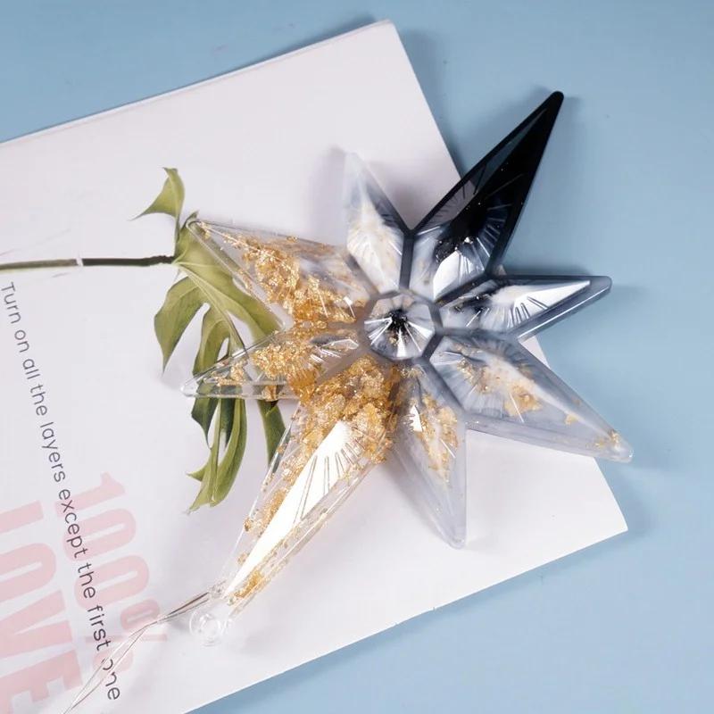 Anise Listed Pendant Casting Silicone Mould DIY Crafts Decoration Jewelry Making Tool Crystal Epoxy Resin Mold