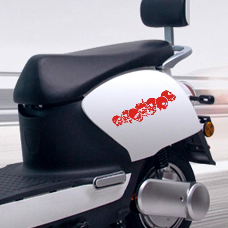 Хэллоуин Светоотражающие Наклейки на Автомобиль Мотоциклетные Наклейки Череп Ужас Украшение Экстерьера Автомобиля Крутые Наклейки для Автомобиля Мотоцикла