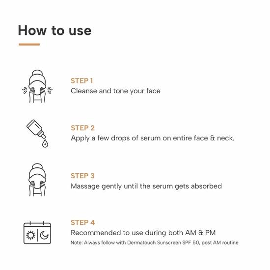 DERMATOUCH Bye Bye Pigmentation Serum | От пигментации, темных пятен, дефектов | Для всех типов кожи | Для мужчин и женщин | 18 мл