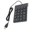 Numeric Keyboard USB Mini 18 Keys Numeric Pad Suitable for PC Desktop Notebook Computers