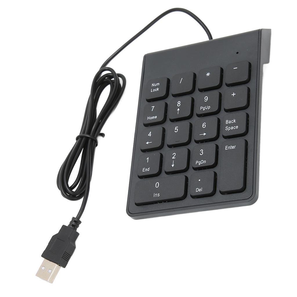 Numeric Keyboard USB Mini 18 Keys Numeric Pad Suitable for PC Desktop Notebook Computers